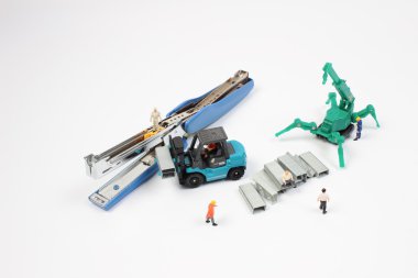 Bakım ekibi işçi fabrika kavramı