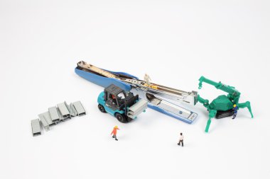 Bakım ekibi işçi fabrika kavramı