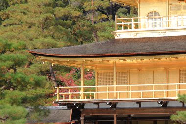 Altın köşk kinkakuji Tapınağı, kyoto, Japonya