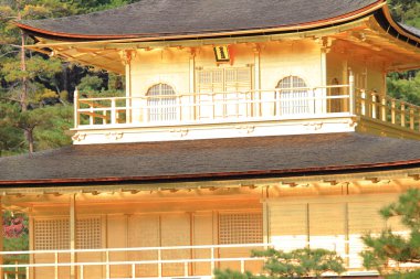 Altın köşk kinkakuji Tapınağı, kyoto, Japonya