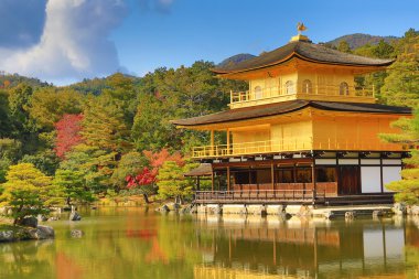 Altın köşk kinkakuji Tapınağı, kyoto, Japonya