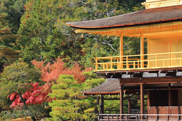 Gouden paviljoen kinkakuji tempel in kyoto japan — Stockfoto