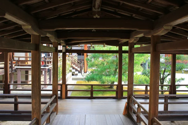 京都 Daikaku 的内部 — 图库照片