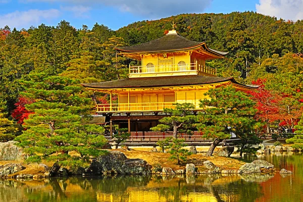 Pavillon d'or Temple Kinkakuji à Kyoto Japon — Photo