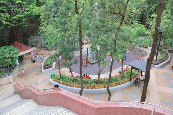 Wan Chai 公園コミュニティ ガーデン — ストック写真