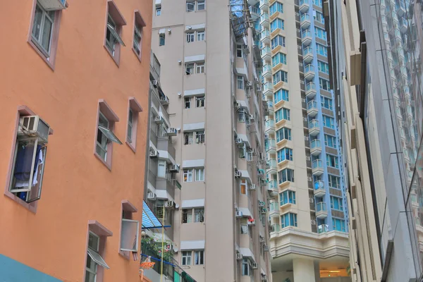 Wan Chai, Hong Kong hoog gebouw — Stockfoto