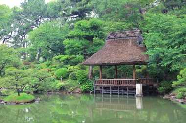 Japon tarzı Bahçe: Hiroshima, Japan.
