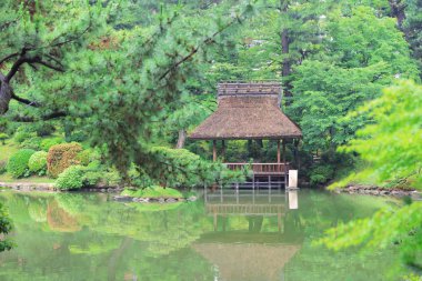 Japon tarzı Bahçe: Hiroshima, Japan.
