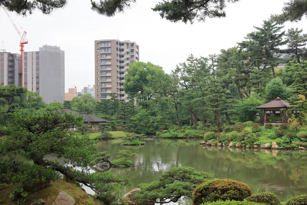 Japon tarzı Bahçe: Hiroshima, Japan.