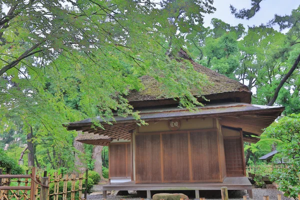 Agradable jardín de estilo japonés 2016 — Foto de Stock