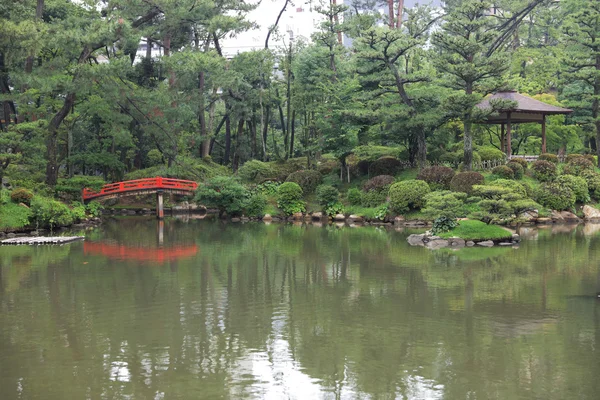 Shukkeien, giardino a Hiroshima, Giappone — Foto Stock