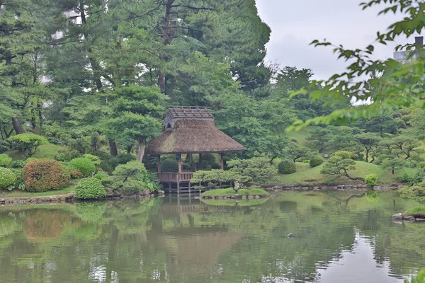 Shukkeien є приємним японський сад — стокове фото
