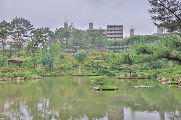 El jardín en Hiroshima, Japón. Shukkeien. —  Fotos de Stock