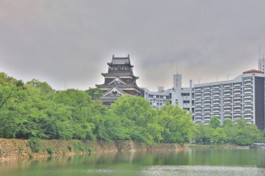 Hiroşima kale Hiroşima, Japonya.