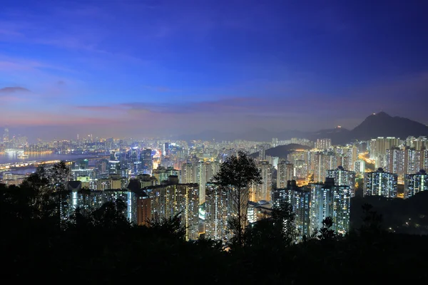 Widok z east kowloon w 2016 — Zdjęcie stockowe