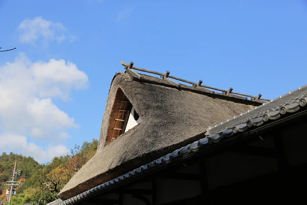 Japonský styl střecha — Stock fotografie