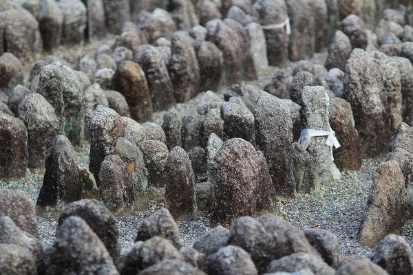 Socha Buddhy v zen zahrady z Adashino Nenbutsu-ji — Stock fotografie