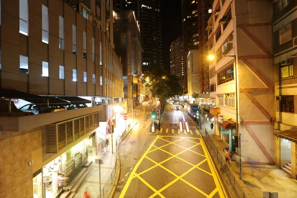Caine Road ночью 2016 hk — стоковое фото