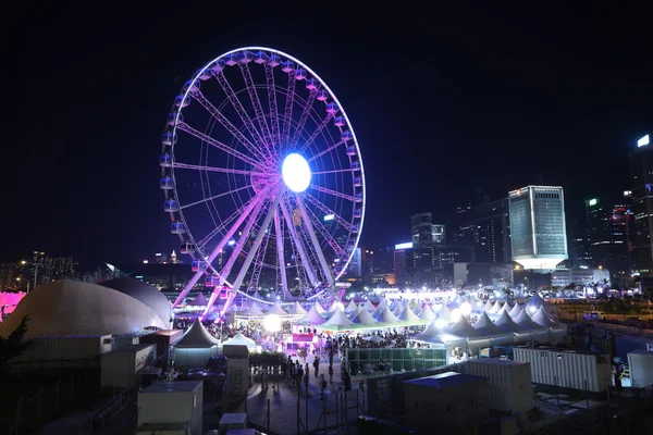 Hong Kong gözlem tekerleği 2016 — Stok fotoğraf