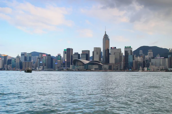 Hong Kong. Victoria Harbour e Central . — Foto Stock