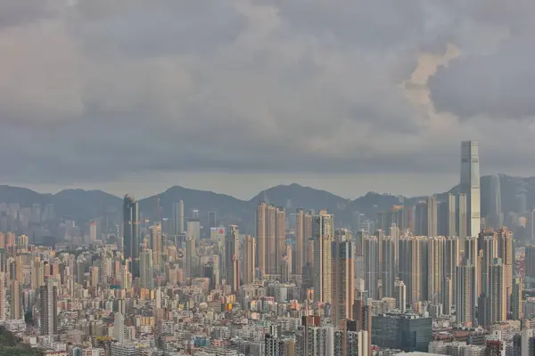 Χονγκ Κονγκ κατοικημένο κτήριο 2016 — Φωτογραφία Αρχείου
