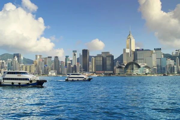 香港港の青い空 — ストック写真