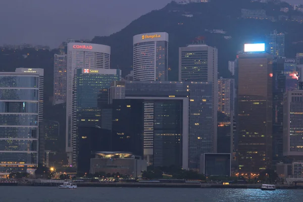 Красиві Гонконг міський пейзаж — стокове фото