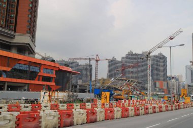 West Kowloon street ve kültür bölgesi sahneleri.