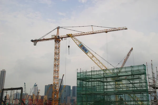 West Kowloon street i dzielnicy kulturalnej. — Zdjęcie stockowe