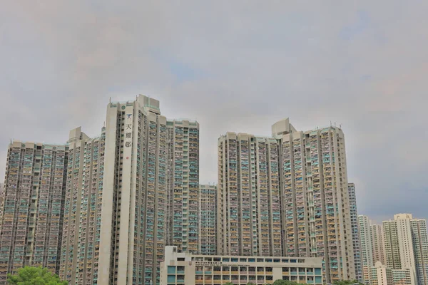 Casa pública em Tin Shui Wai — Fotografia de Stock