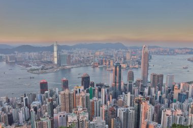 Hong Kong manzarası 2016