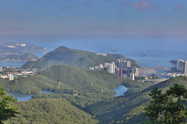 香港仔2016年的高峰景观 — 图库照片