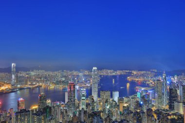 Hong Kong yüksek açı bakış açısı