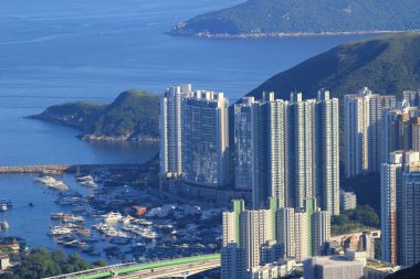 Orta sınıf Hong Kong'da bina konut