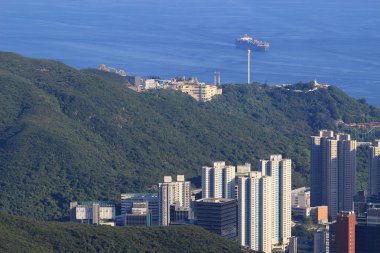 Orta sınıf Hong Kong'da bina konut