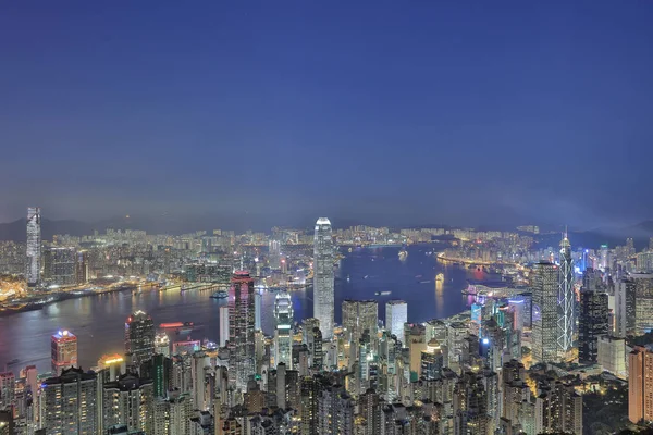 Χονγκ Κονγκ νύχτα 2016 — Φωτογραφία Αρχείου