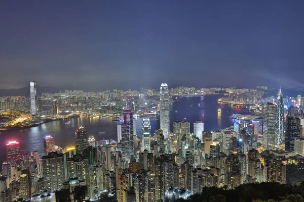 Ponto de vista de ângulo alto em Hong Kong — Fotografia de Stock