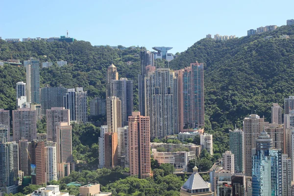 IFC, cityscape havadan görünümü — Stok fotoğraf