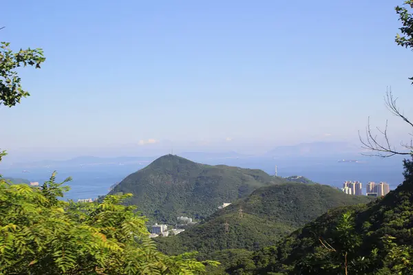 Apartamentos executivos no Victoria Peak em Hong Kong . — Fotografia de Stock