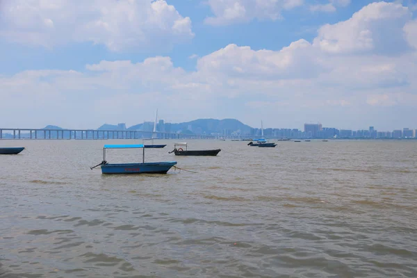 Deep Bay, Shenzhen Bay, vista en hk —  Fotos de Stock