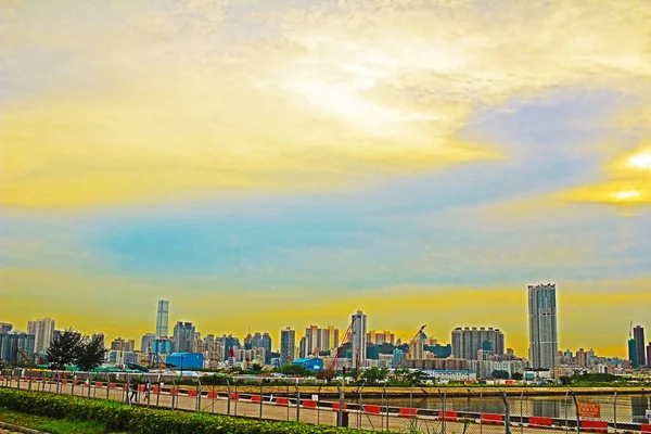 El área de negocios de Kwun Tong — Foto de Stock