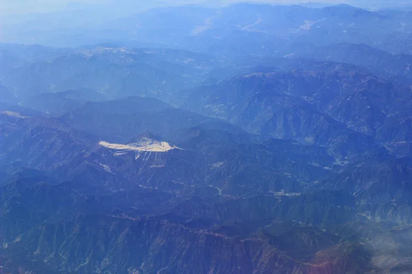 Вид с воздуха на Японию — стоковое фото