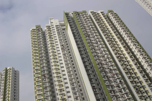 香港市民房子上达房地产 — 图库照片