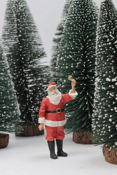 サンタ クロース セラミック フィギュア クリスマス — ストック写真