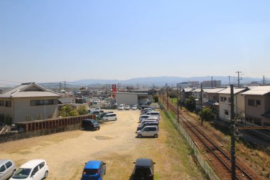 Nara, Japonya Osaka tren görünümü