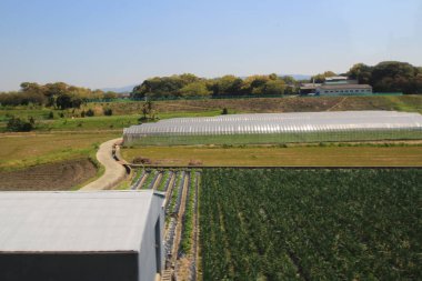 Nara, Japonya Osaka tren görünümü
