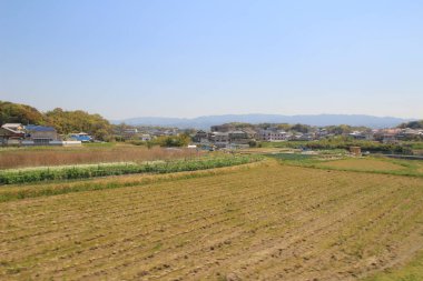 Nara, Japonya Osaka tren görünümü