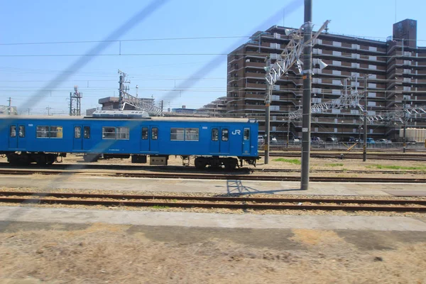 Osaka city view vlakem — Stock fotografie