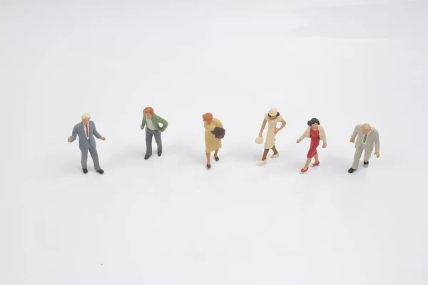 Juguete, figuras en miniatura de humano — Foto de Stock