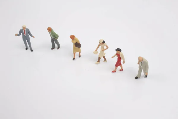 Speelgoed, Miniatuurfiguren van mens — Stockfoto